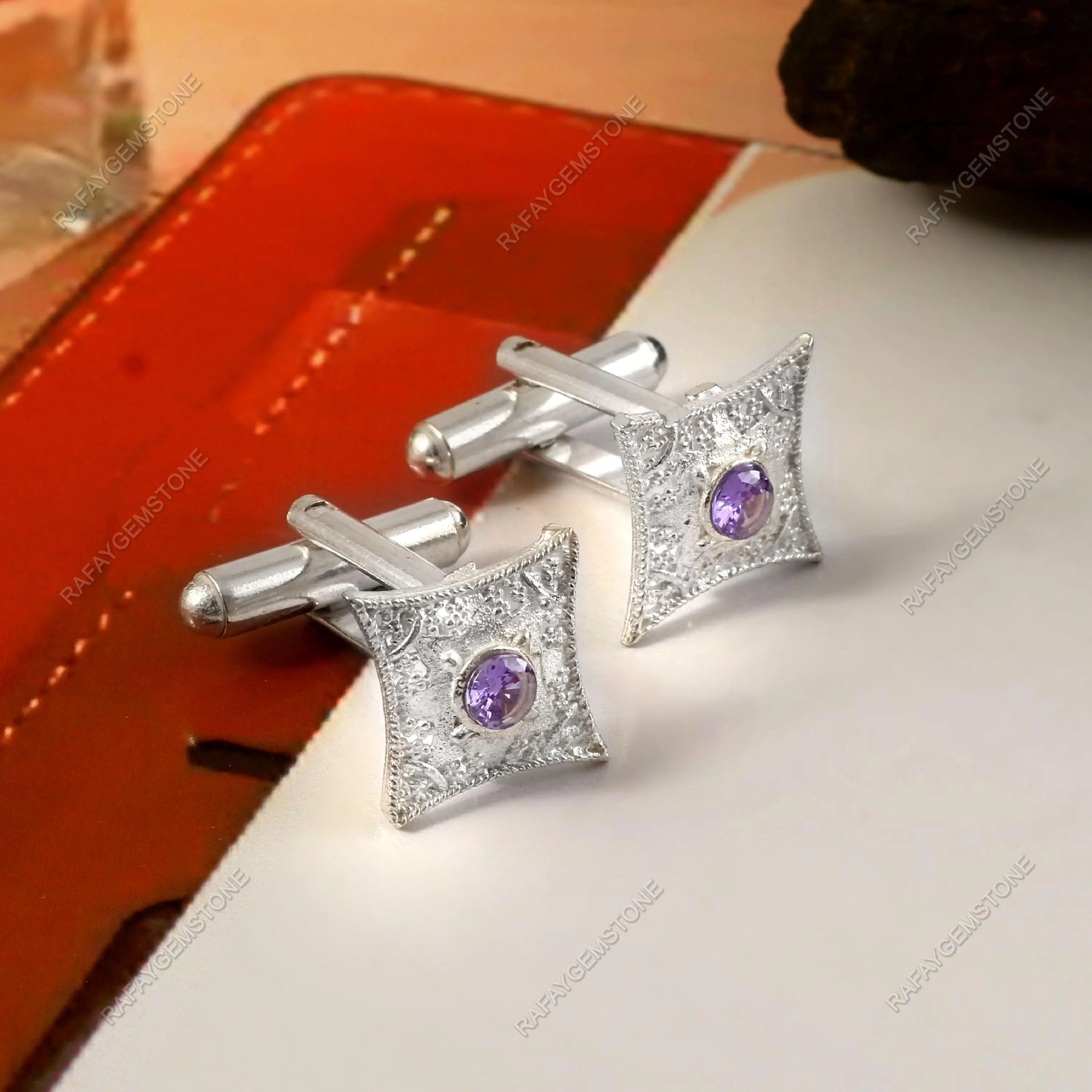 ABC Classic Men's Cufflinks – Elegant Shirt Accessories for Formal Wear, CL86
